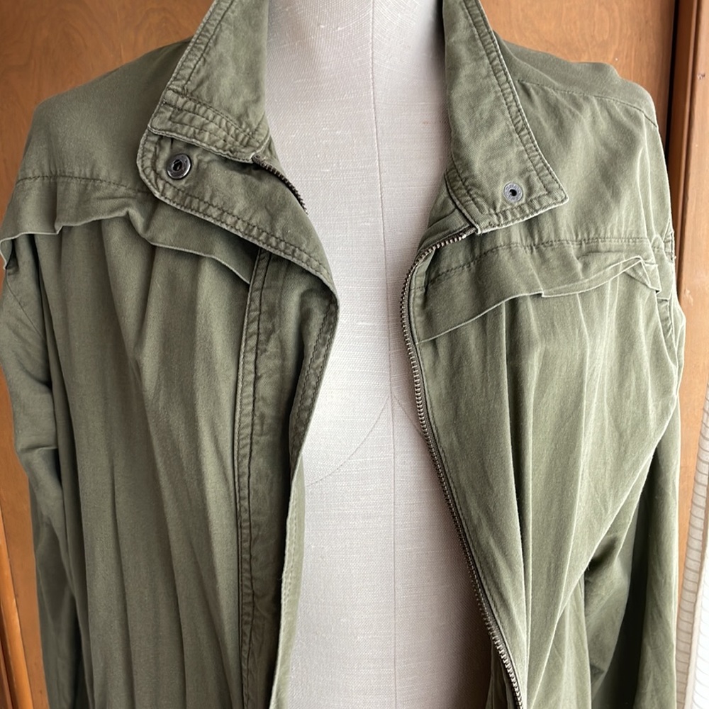 BP brand green jacket